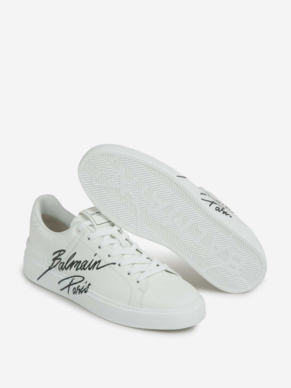 Balmain Hombre Barcelona Sneakers B-Court Piel color Blanco sku 616-003089 02 - Foto 5