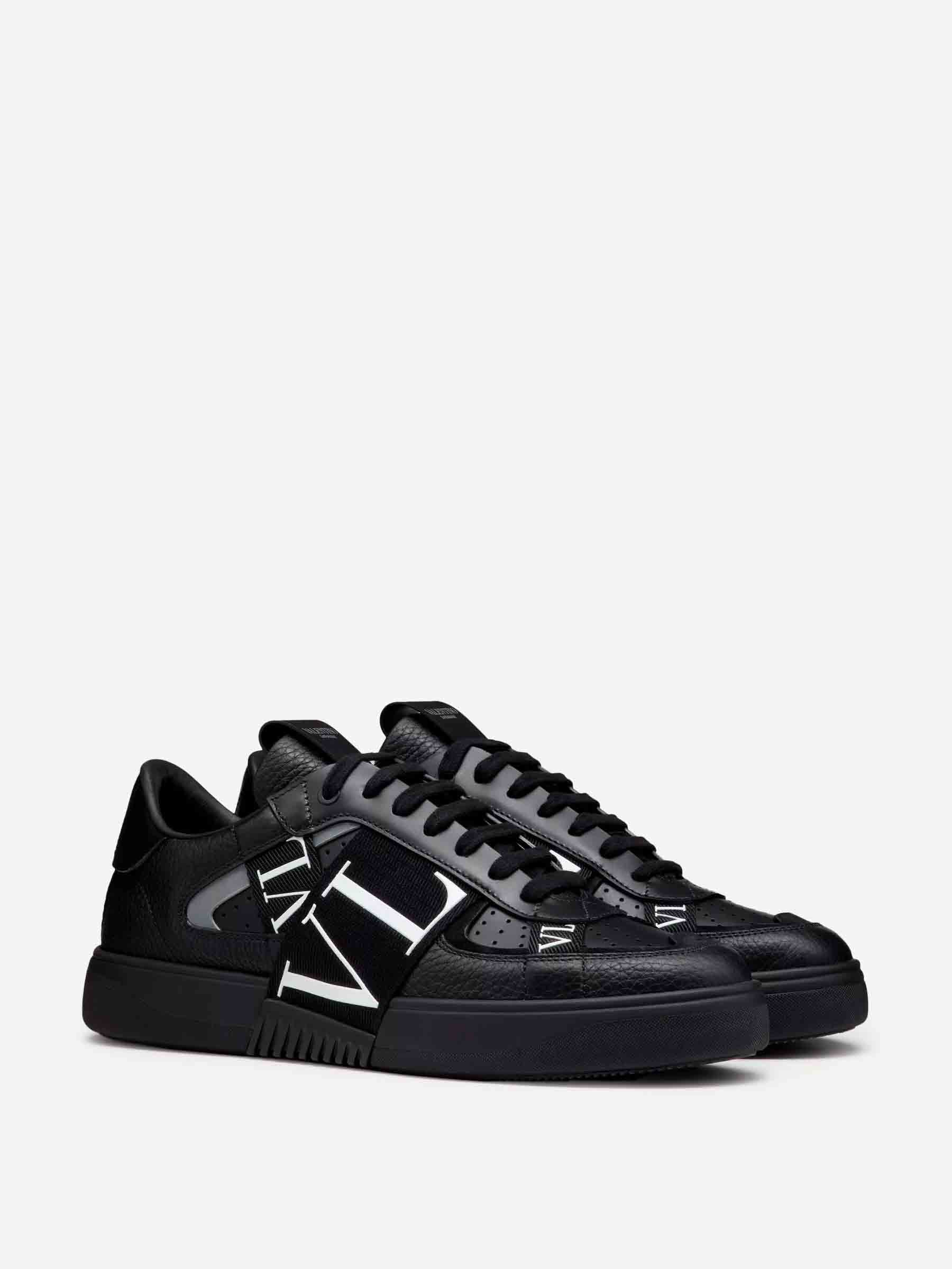 Outlet online Valentino Garavani Hombre Zapatillas Cintas VLTN color Negro sku 616-003147 01 - Foto 3
