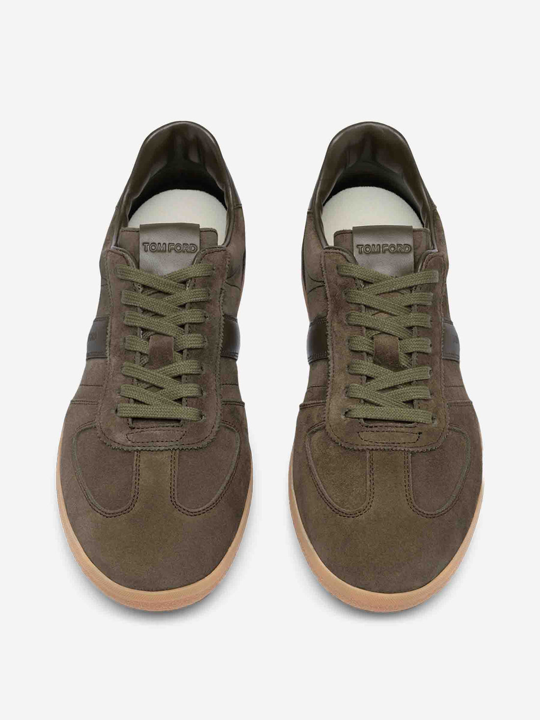 Outlet online Tom Ford Hombre Sneakers Archer Ante color Verde Militar sku 616-003167 01 - Foto 2