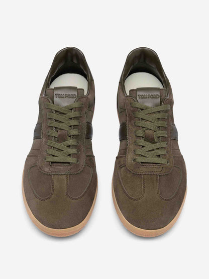 Outlet online Tom Ford Hombre Sneakers Archer Ante color Verde Militar sku 616-003167 01 - Foto 2