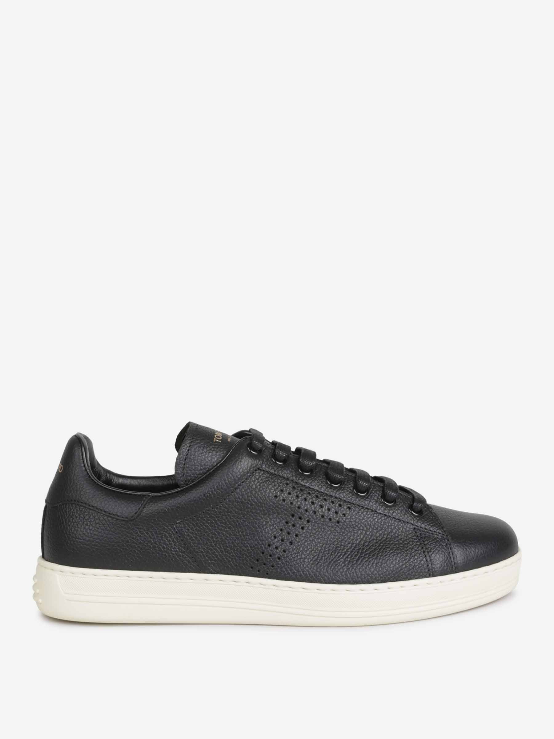 Outlet online Tom Ford Hombre Sneakers Piel Cordones color Negro sku 616-003169 01 - Foto 1