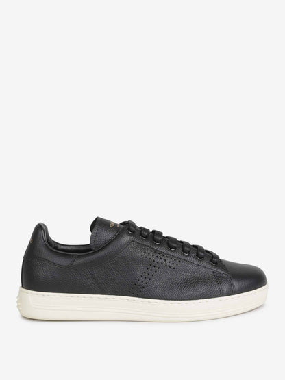 Outlet online Tom Ford Hombre Sneakers Piel Cordones color Negro sku 616-003169 01 - Foto 1