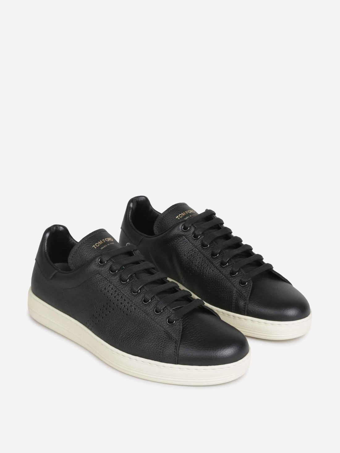 Outlet online Tom Ford Hombre Sneakers Piel Cordones color Negro sku 616-003169 01 - Foto 2