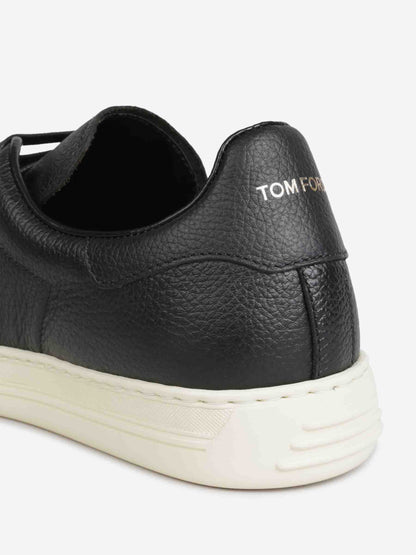 Outlet online Tom Ford Hombre Sneakers Piel Cordones color Negro sku 616-003169 01 - Foto 3