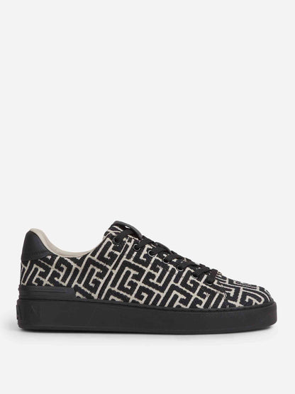 Outlet online Balmain Hombre Zapatillas B-Court Jacquard color Negro sku 616-003171 01 - Foto 1