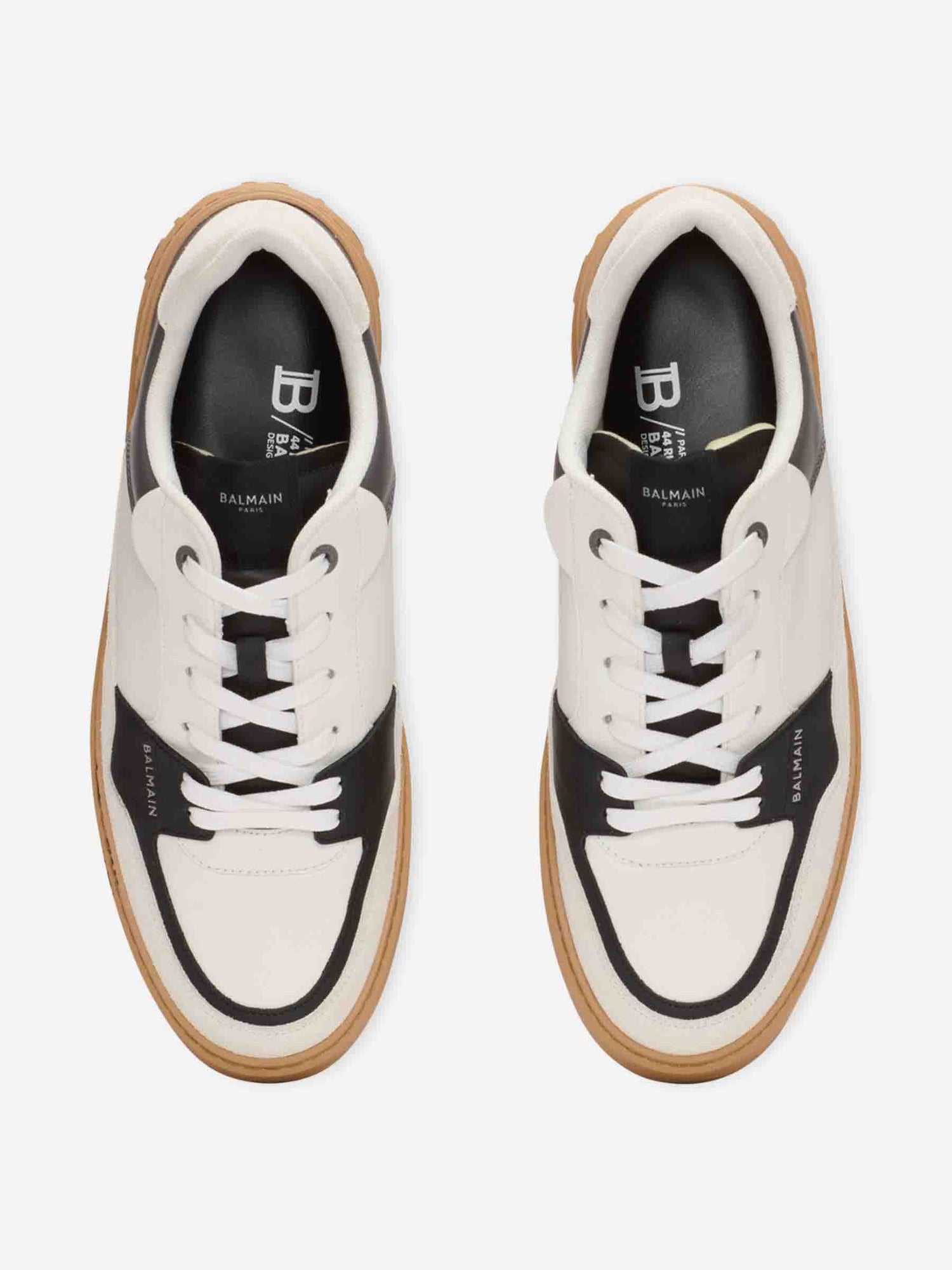 Outlet online Balmain Hombre Zapatillas B-Court Flip color Gris Antracita sku 616-003173 01 - Foto 3