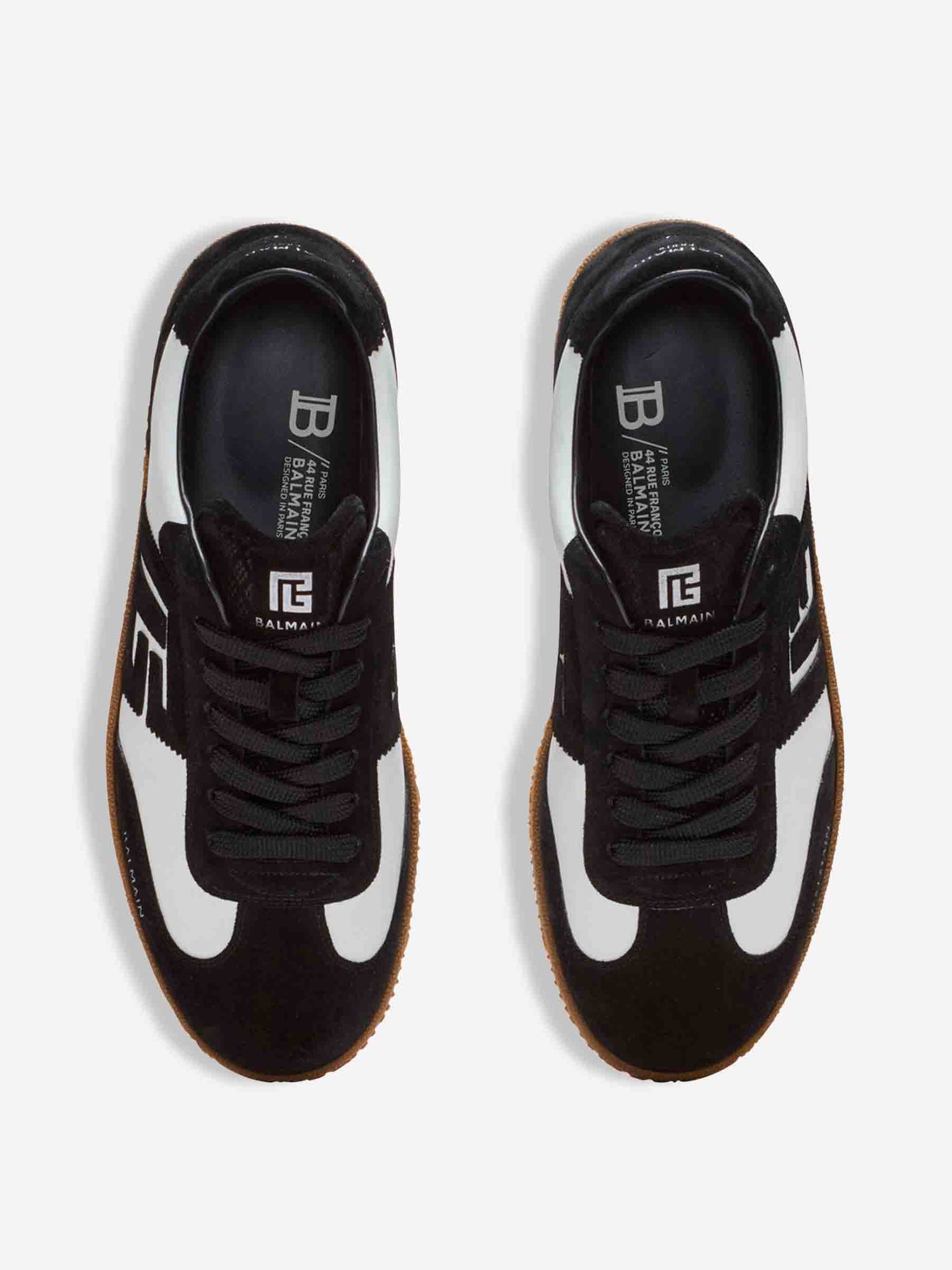 Outlet online Balmain Hombre Zapatillas Balmain Swan color Blanco Y Negro sku 616-003176 01 - Foto 3