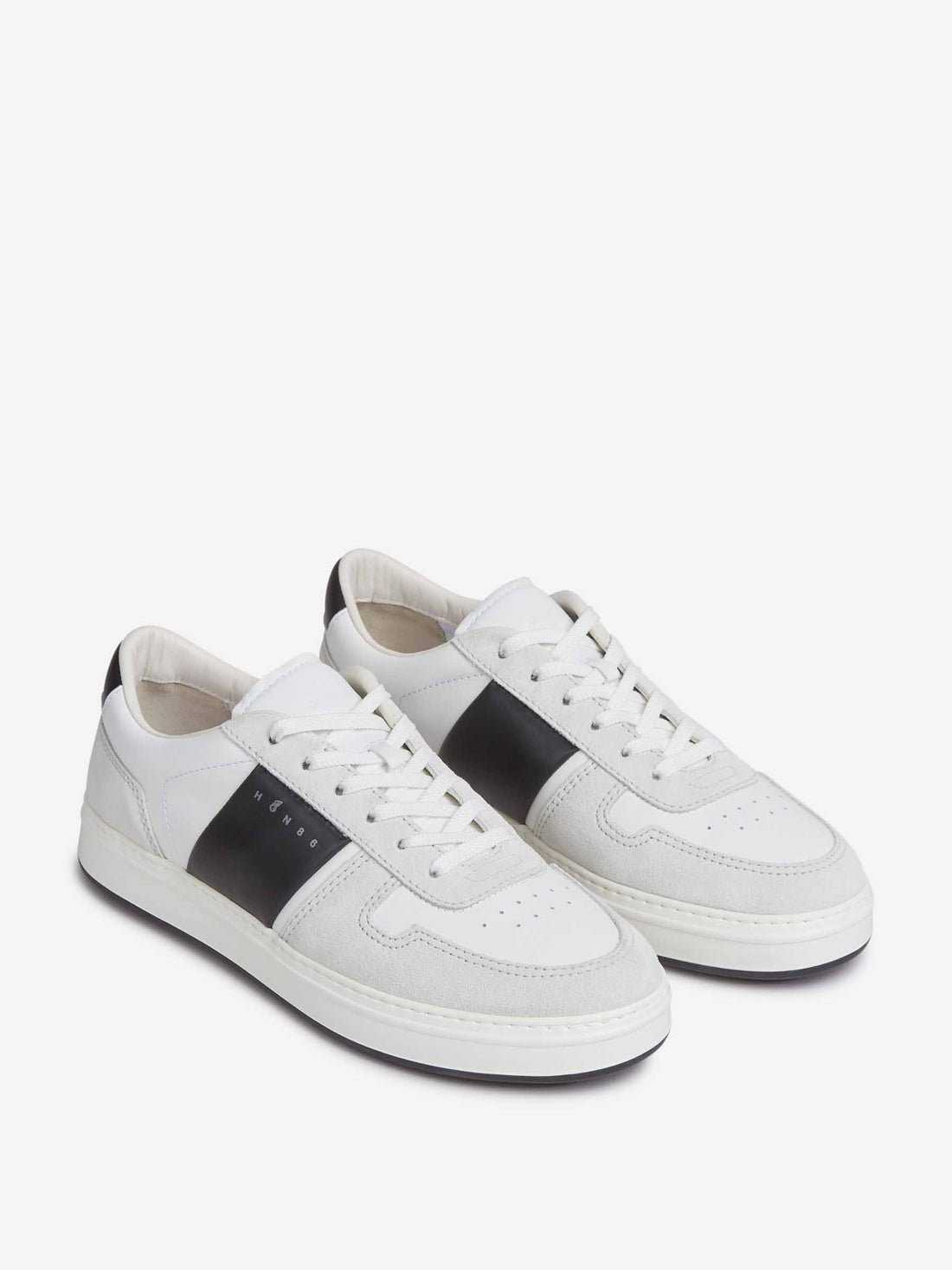 Hogan Hombre Barcelona Zapatillas Deportivas H-TV color Blanco Y Negro sku 616-003184 01 - Foto 2