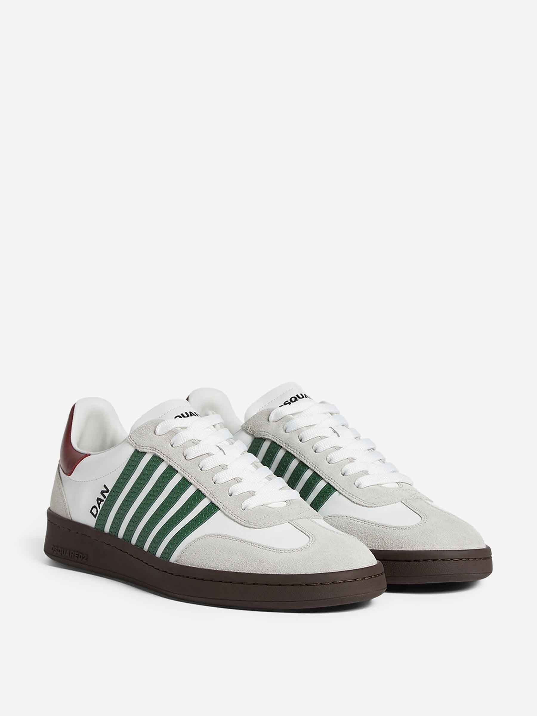 Outlet online Dsquared2 Hombre Zapatillas Boxer color Blanco sku 616-003186 01 - Foto 2