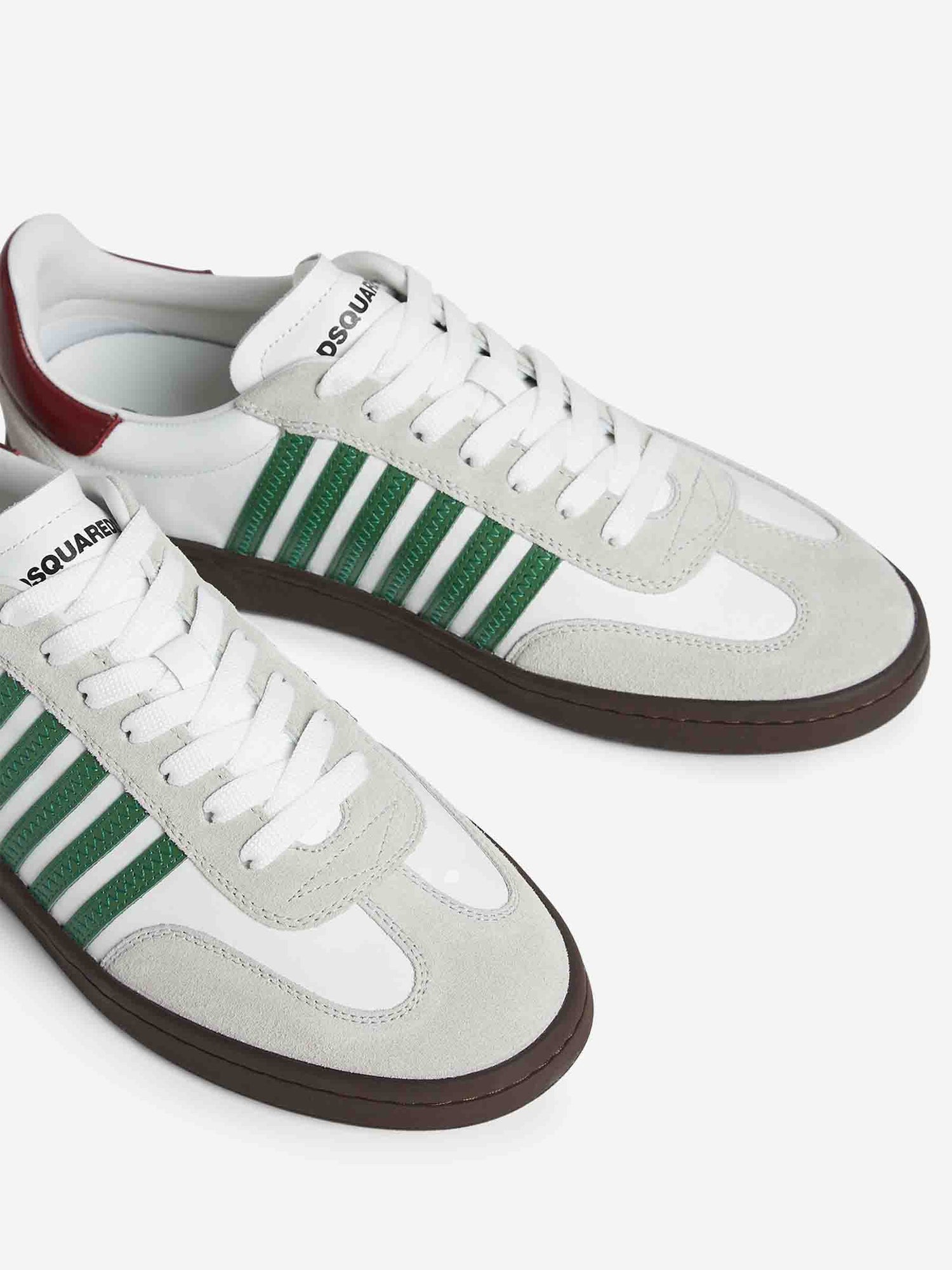Outlet online Dsquared2 Hombre Zapatillas Boxer color Blanco sku 616-003186 01 - Foto 4