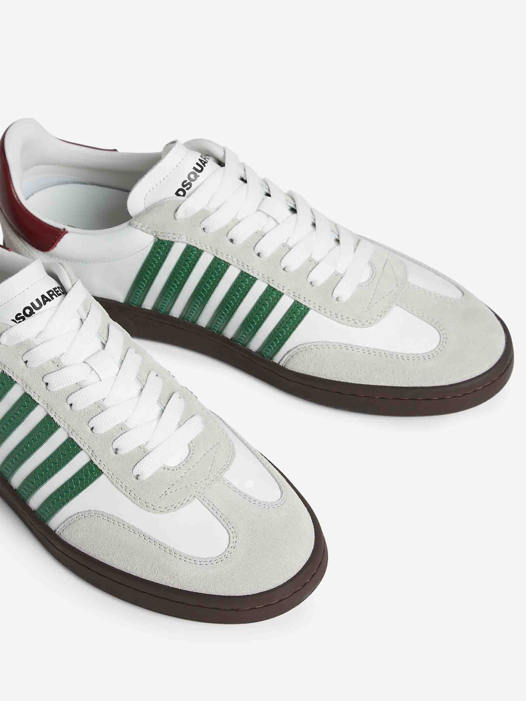 Outlet online Dsquared2 Hombre Zapatillas Boxer color Blanco sku 616-003186 01 - Foto 4