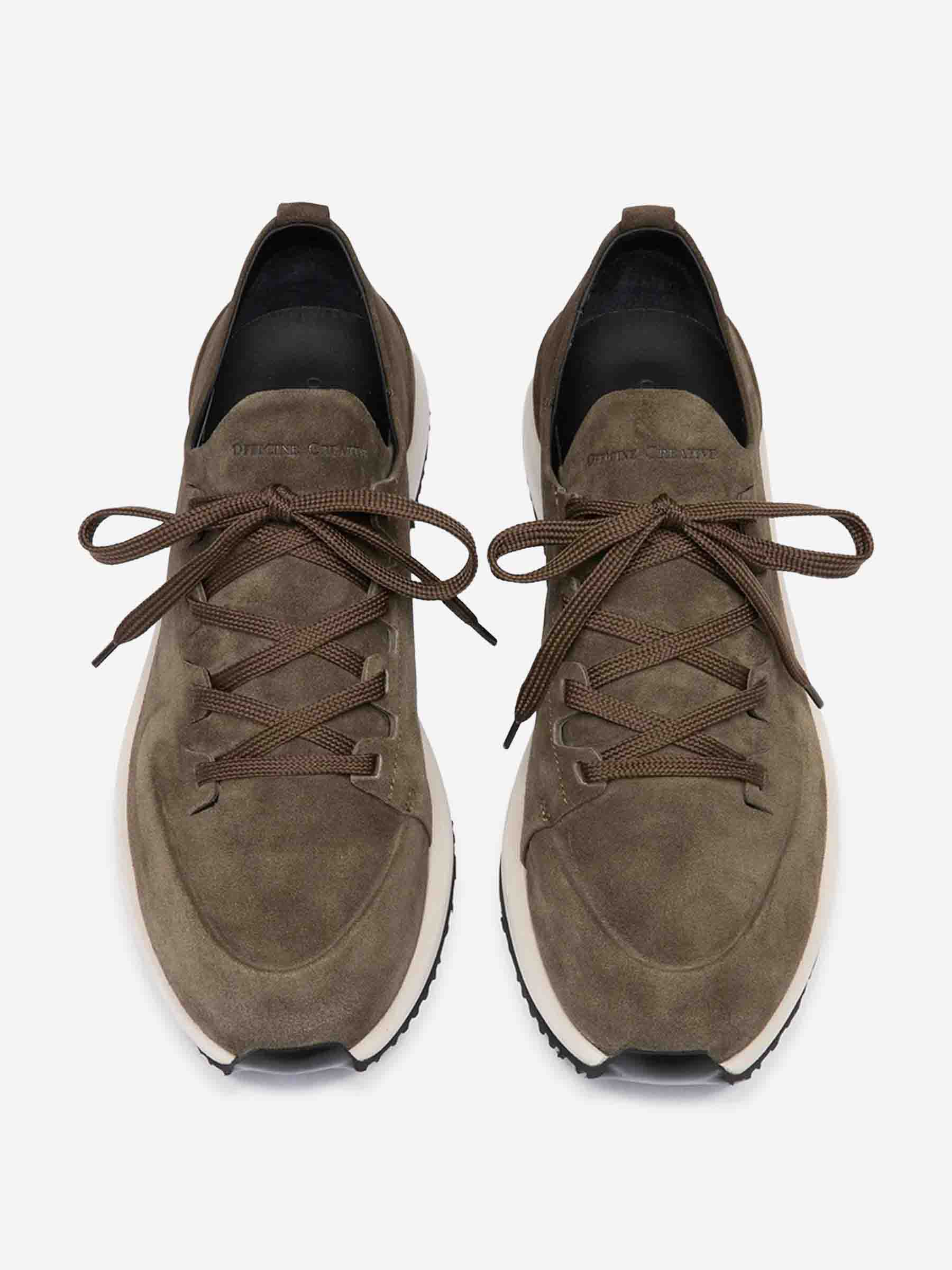 Outlet online Officine Creative Hombre Zapatillas Entire 001 color Verde Militar sku 616-003209 01 - Foto 3