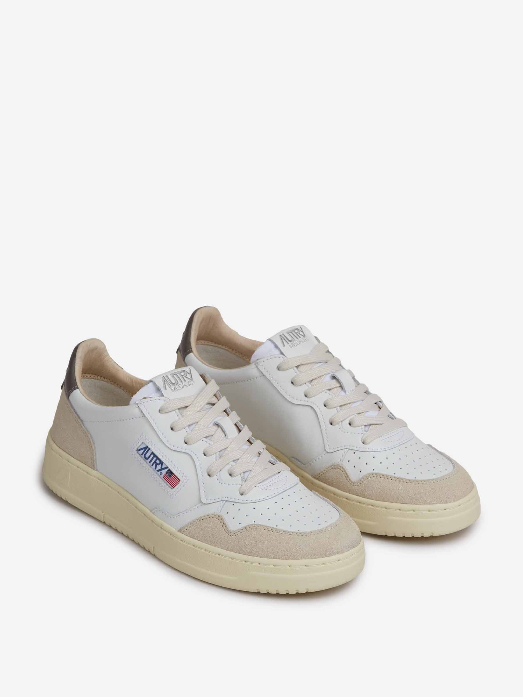 Outlet online Autry Hombre Zapatillas Medalist Low color Beige sku 616-003213 01 - Foto 2
