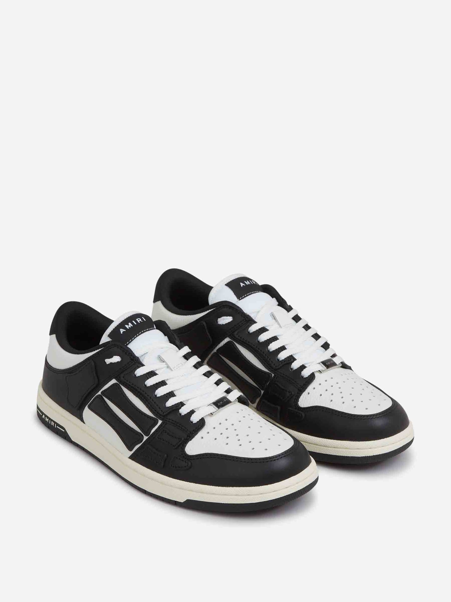 Outlet online Amiri Hombre Zapatillas Skel Top Low color Blanco Y Negro sku 616-003230 01 - Foto 2
