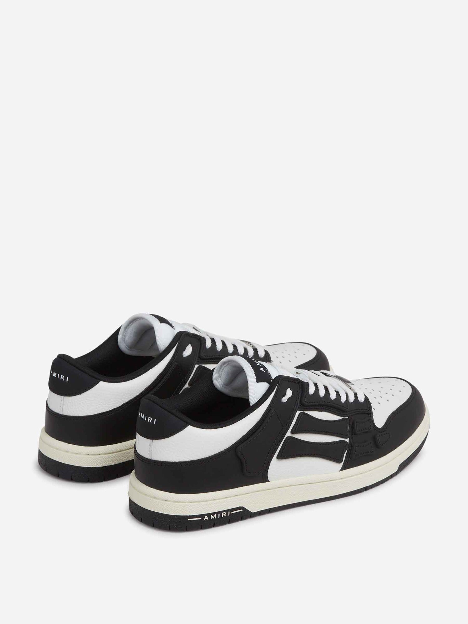 Outlet online Amiri Hombre Zapatillas Skel Top Low color Blanco Y Negro sku 616-003230 01 - Foto 3