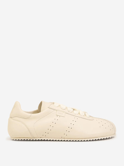 Outlet online Ami Paris Hombre Zapatillas Piel Lisa color Marfil sku 616-003250 02 - Foto 1
