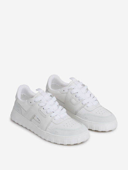 Outlet online Ami Paris Hombre Zapatillas Bajas Piel color Blanco sku 616-003251 01 - Foto 2