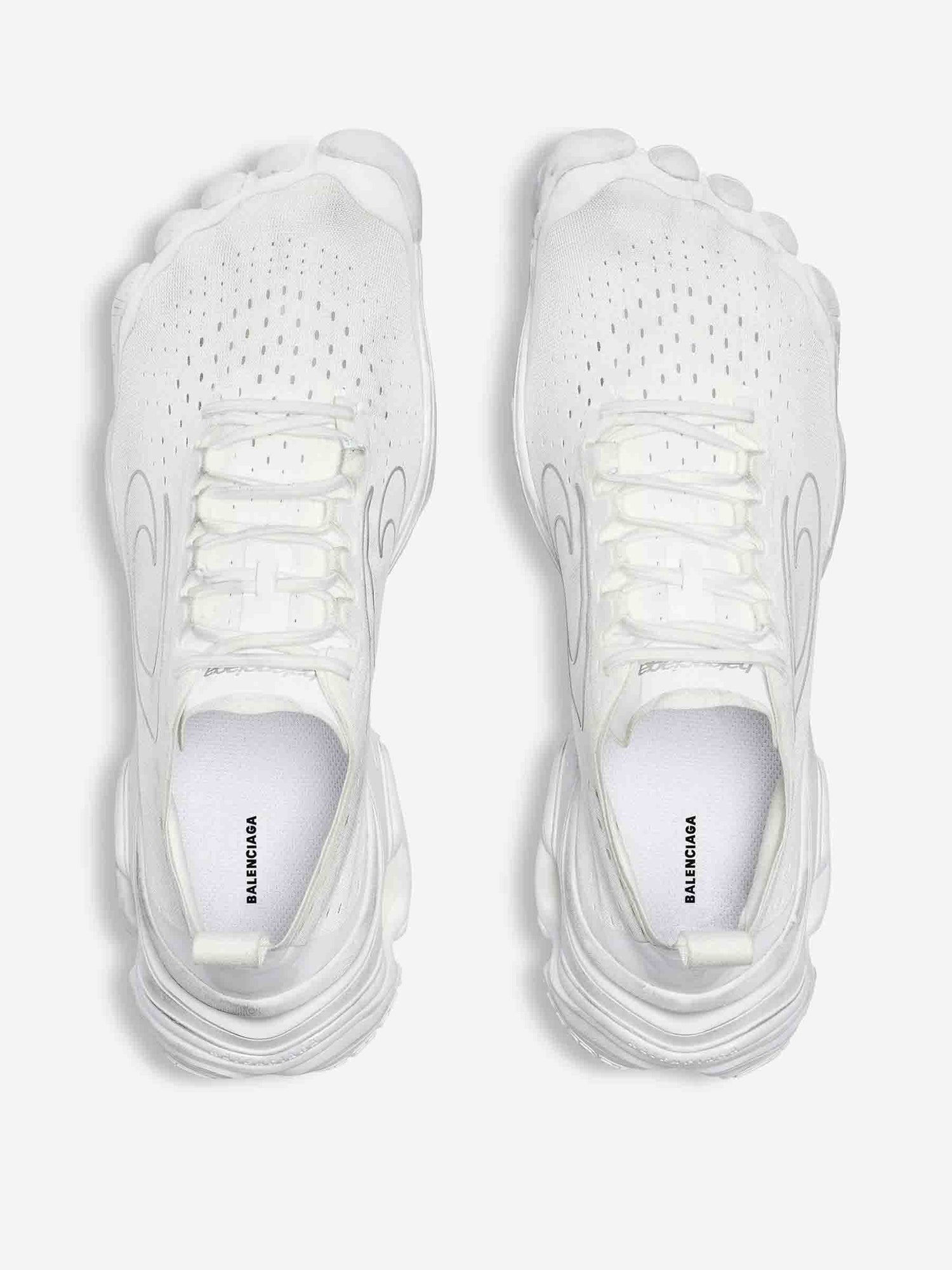 Outlet online Balenciaga Hombre Zapatillas Anatomic Runner color Blanco sku 616-003258 02 - Foto 3