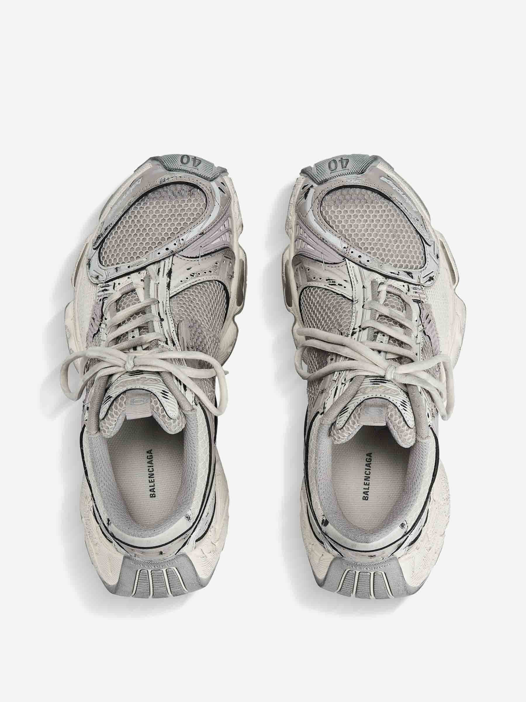 Outlet online Balenciaga Hombre Zapatillas Stapler color Beige sku 616-003261 01 - Foto 4