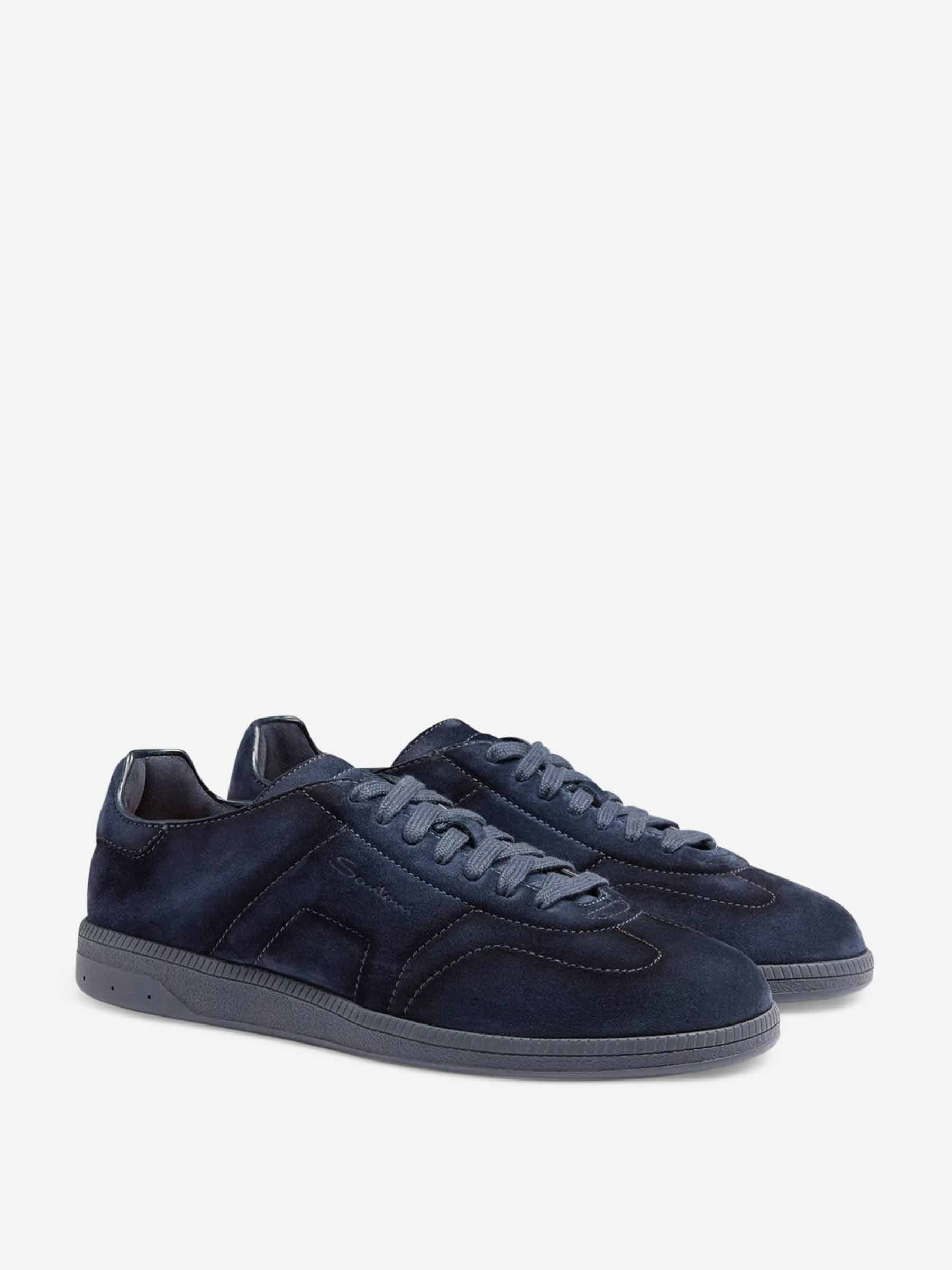 Outlet online Santoni Hombre Sneaker DBS Oly color Azul Marino sku 616-003285 01 - Foto 3