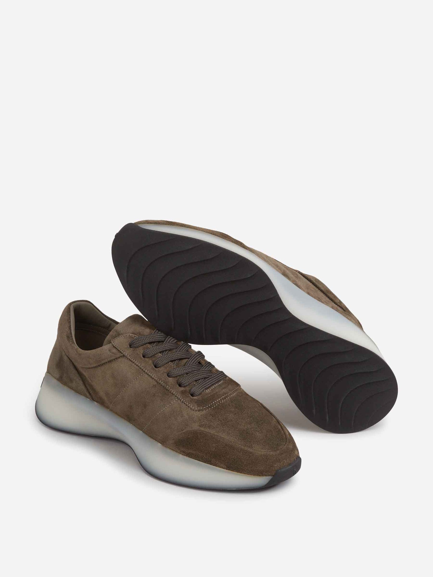 Outlet online Fear of God Hombre Sneakers Vintage Runner color Verde Militar sku 616-003295 01 - Foto 4