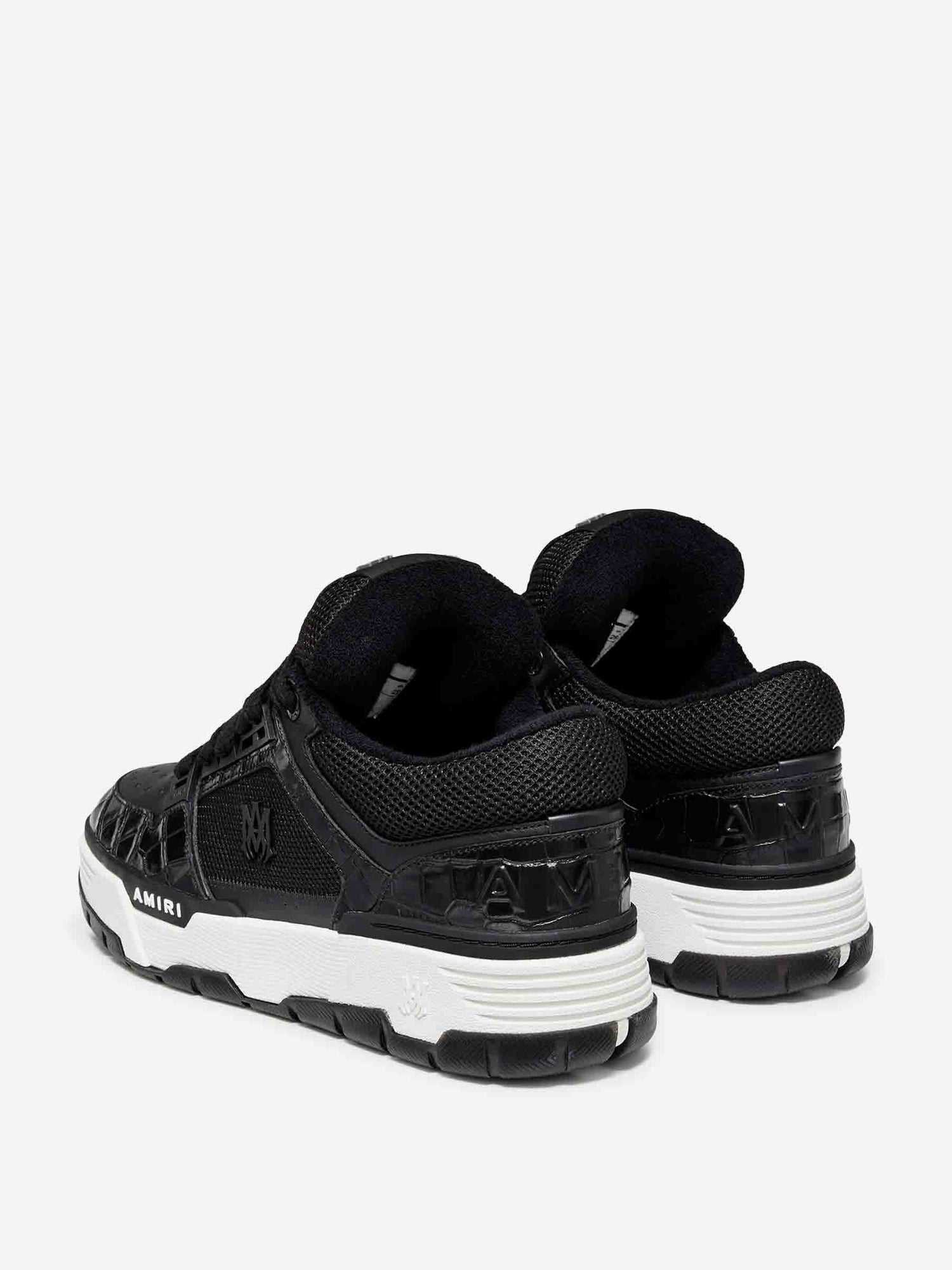 Outlet online Amiri Hombre Zapatillas Croc Debossed Ma-1 color Negro sku 616-003305 01 - Foto 3