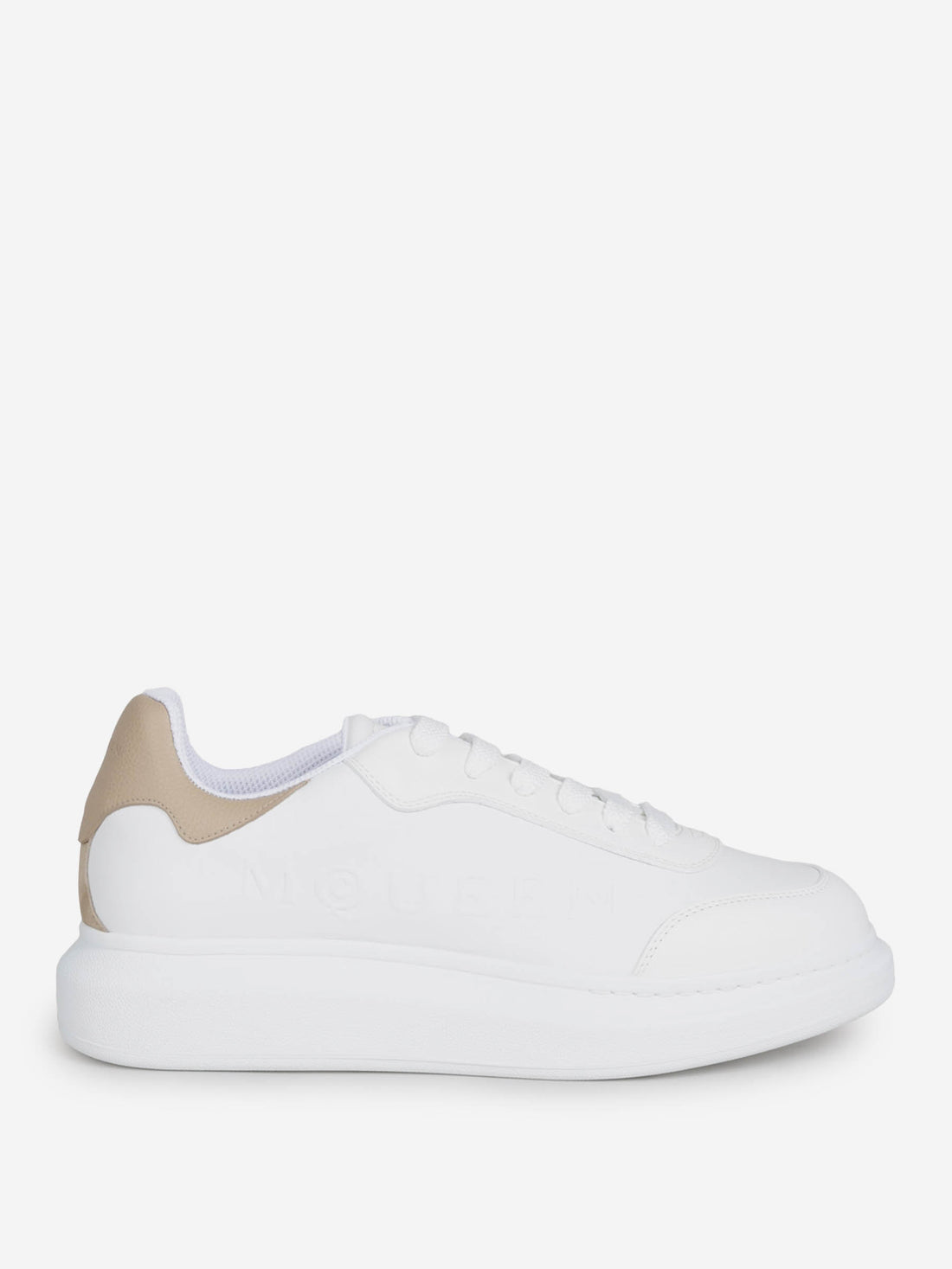 Outlet online McQueen Hombre Zapatillas Logo Piel color Blanco sku 616-003323 01 - Foto 1