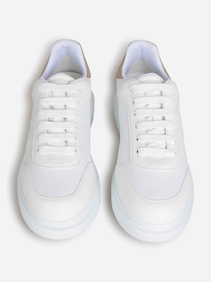 Outlet online McQueen Hombre Zapatillas Logo Piel color Blanco sku 616-003323 01 - Foto 4