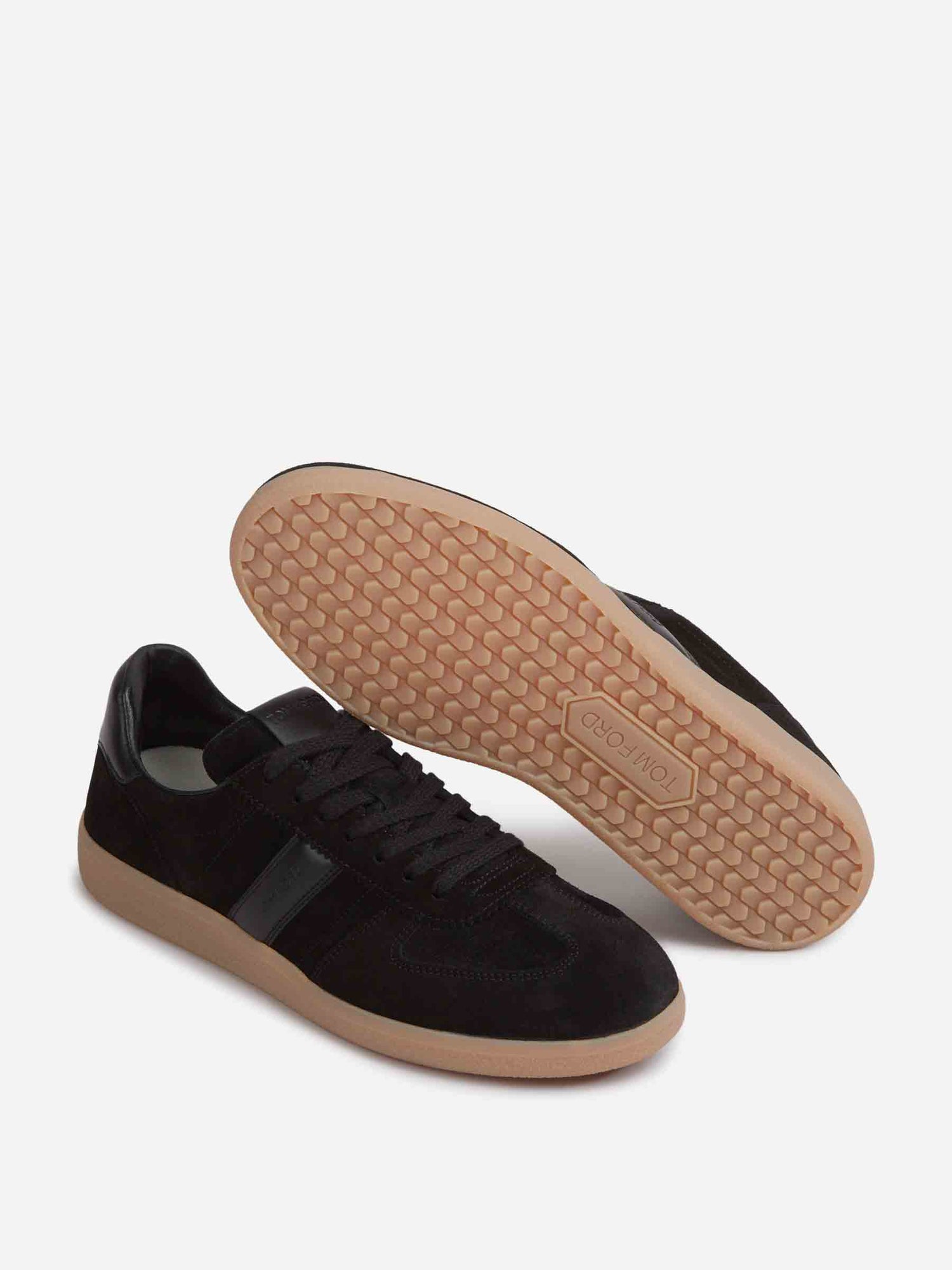 Outlet online Tom Ford Hombre Sneakers Suede color Negro sku 616-003324 01 - Foto 4