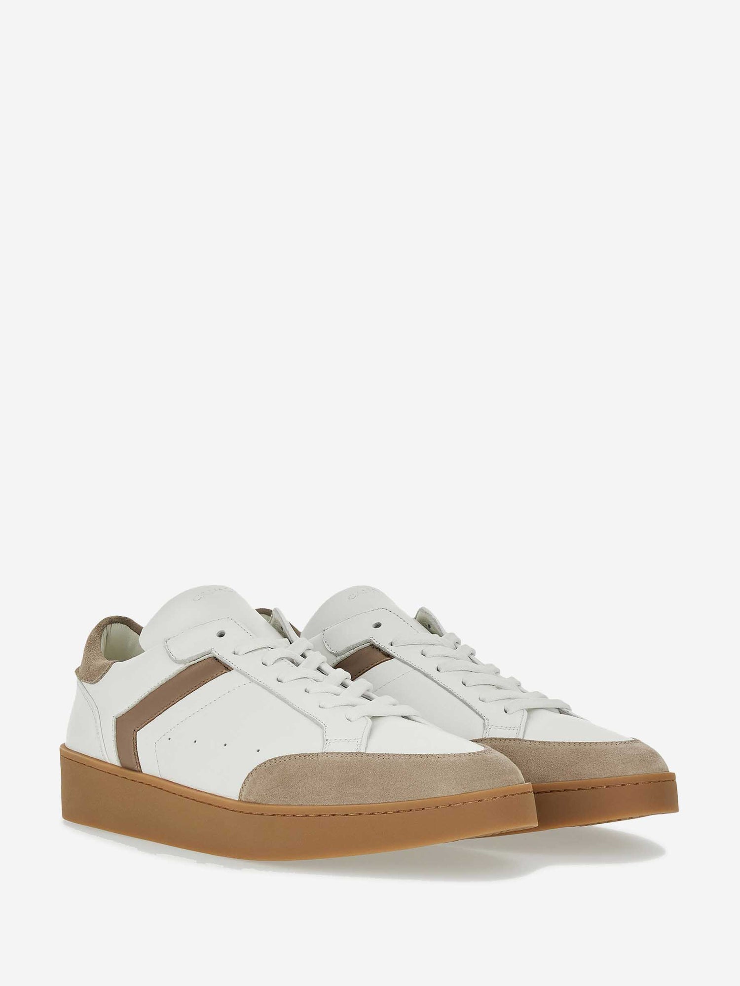 Outlet online Canali Hombre Zapatillas Piel Derby color Beige sku 616-003341 01 - Foto 1
