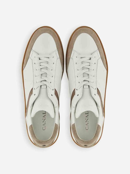 Outlet online Canali Hombre Zapatillas Piel Derby color Beige sku 616-003341 01 - Foto 4