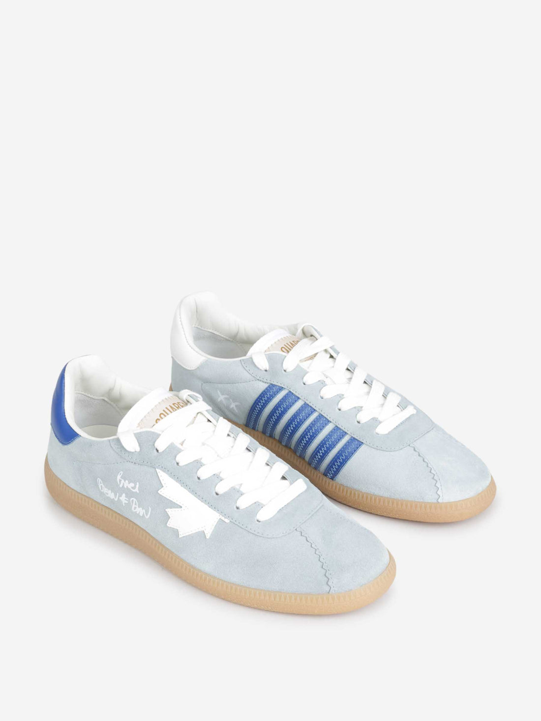 Dsquared2 Hombre Barcelona Sneakers Rebels color Azul Celeste sku 616-003350 01 - Foto 2
