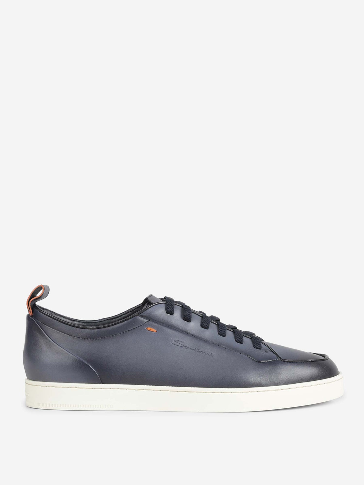 Santoni Hombre Barcelona Zapatillas Deportivas Piel color Azul Marino sku 616-003374 01 - Foto 1