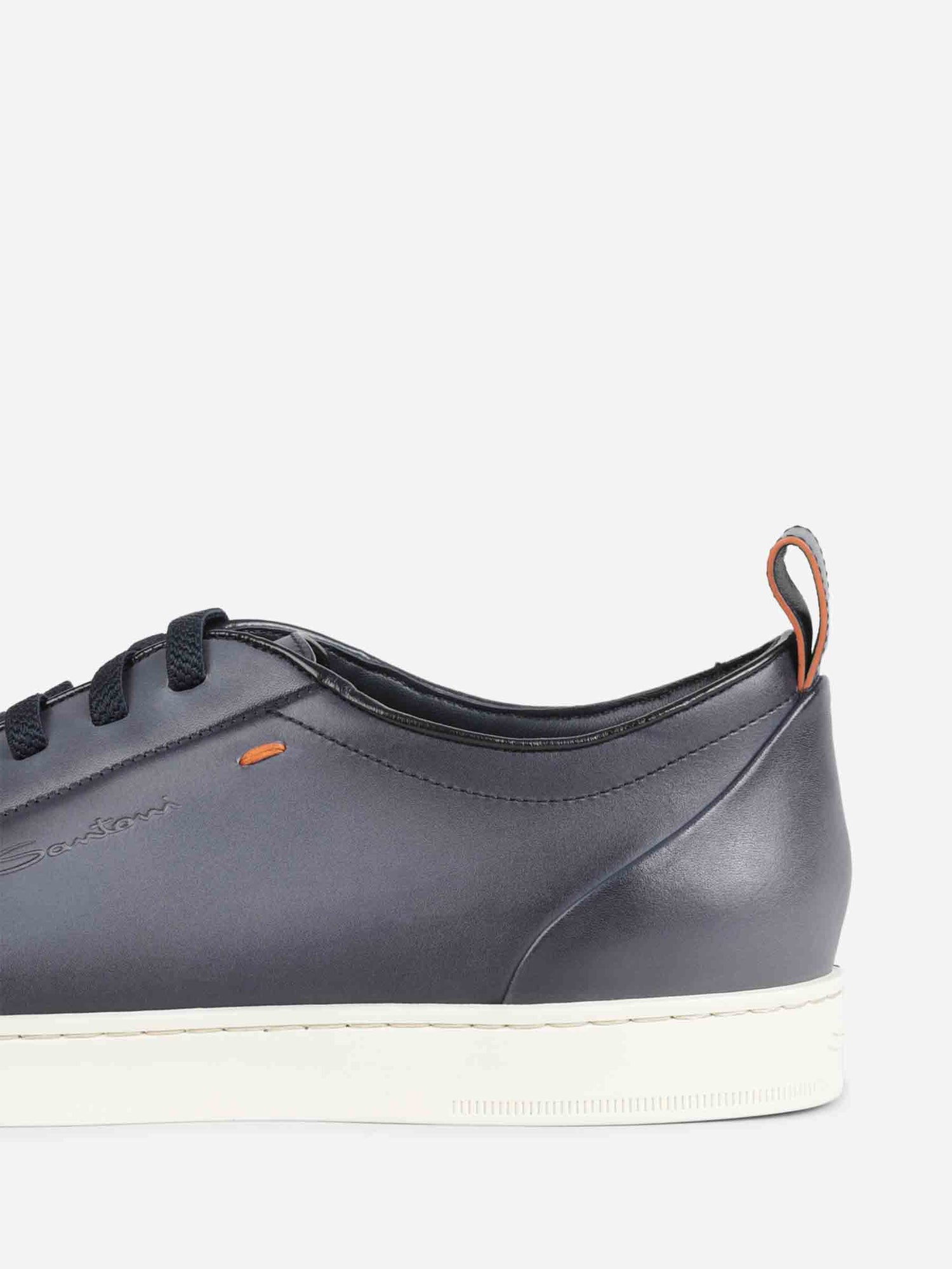 Santoni Hombre Barcelona Zapatillas Deportivas Piel color Azul Marino sku 616-003374 01 - Foto 3