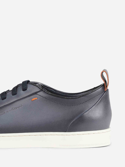 Santoni Hombre Barcelona Zapatillas Deportivas Piel color Azul Marino sku 616-003374 01 - Foto 3