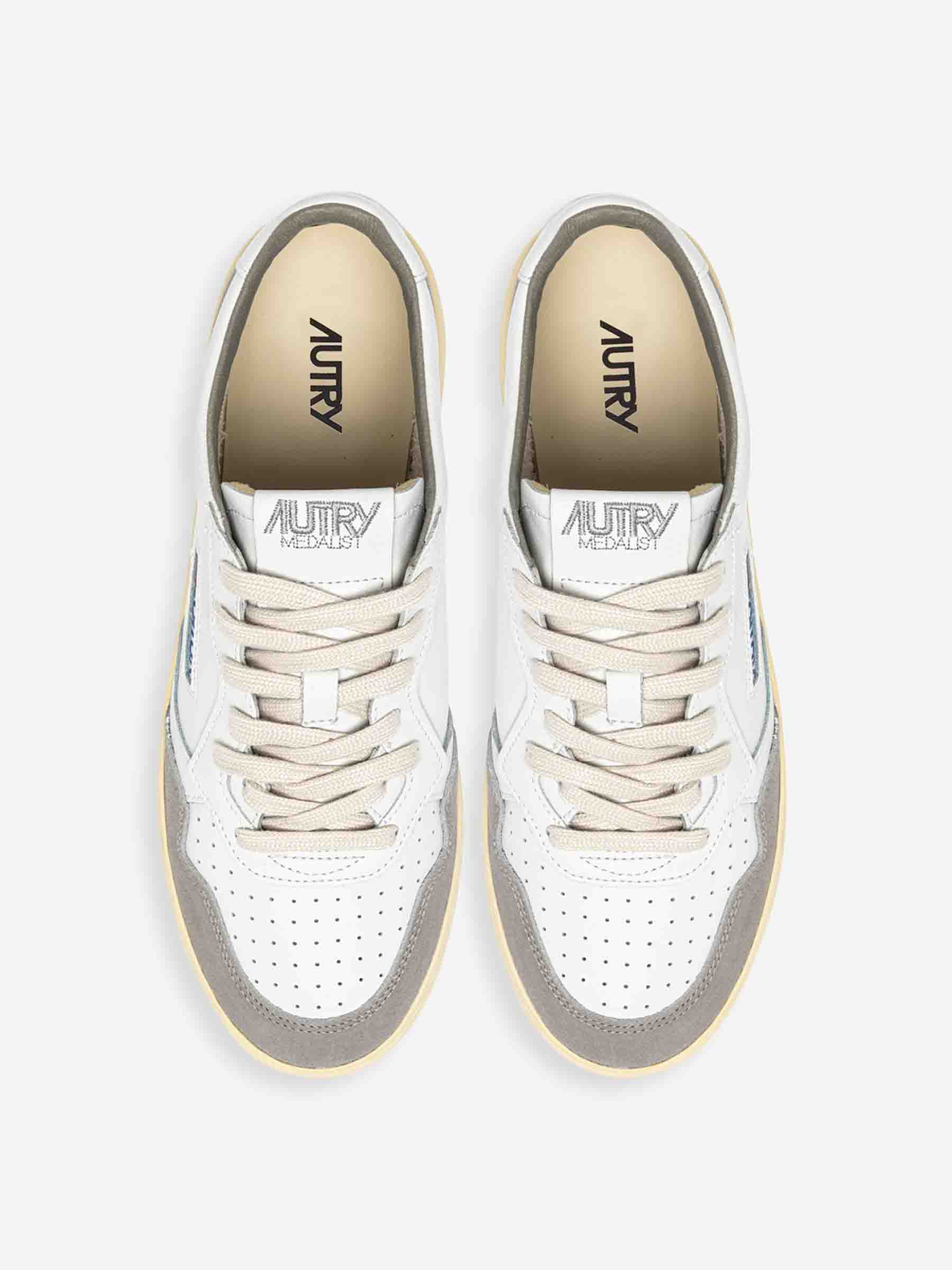 Autry Hombre Barcelona Sneakers Medalist Low color Blanco sku 616-003451 01 - Foto 4