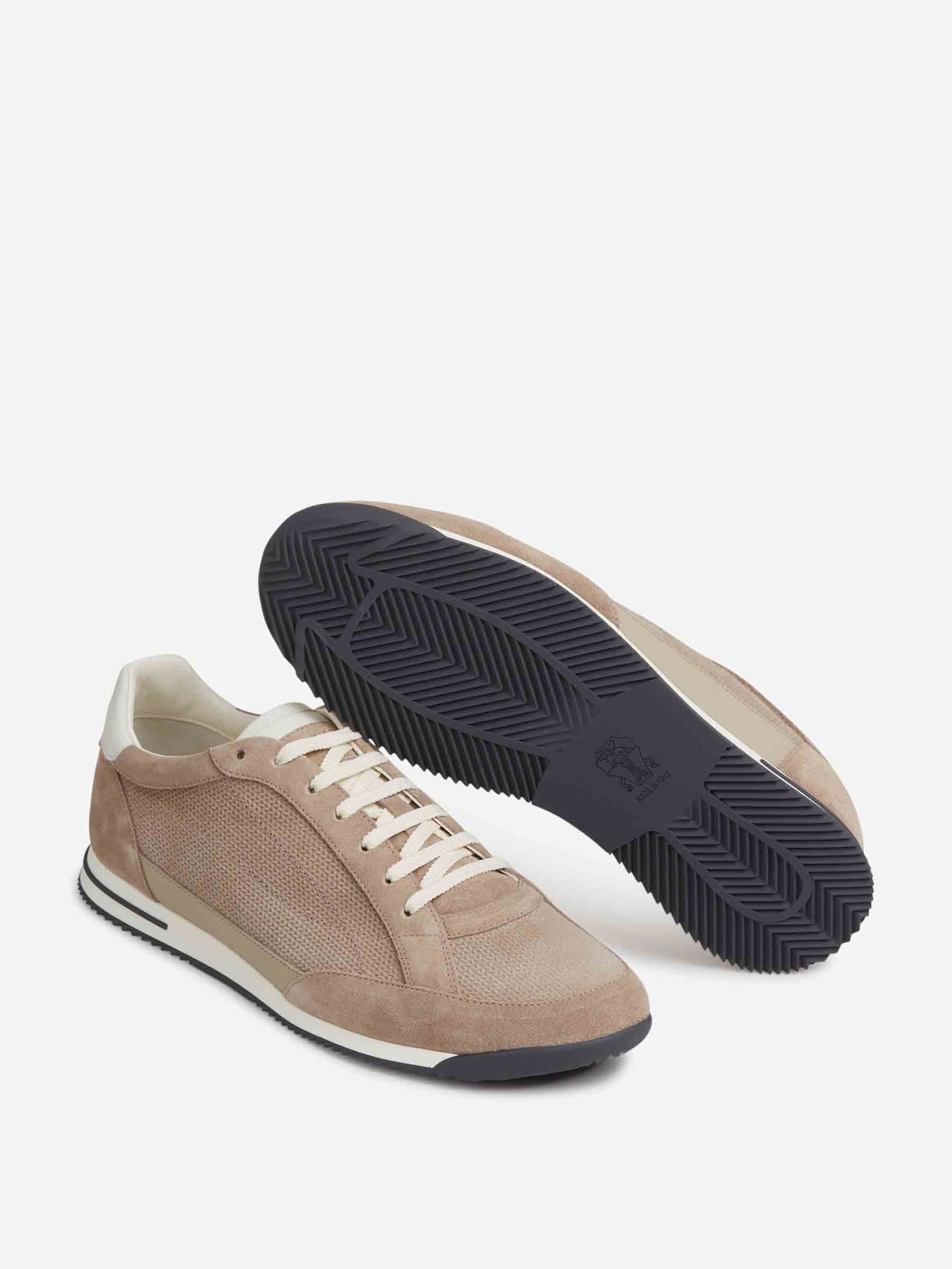Brunello Cucinelli Hombre Barcelona Sneakers Piel color Taupe sku 616-003463 01 - Foto 4
