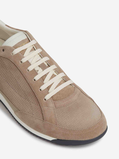 Brunello Cucinelli Hombre Barcelona Sneakers Piel color Taupe sku 616-003463 01 - Foto 5