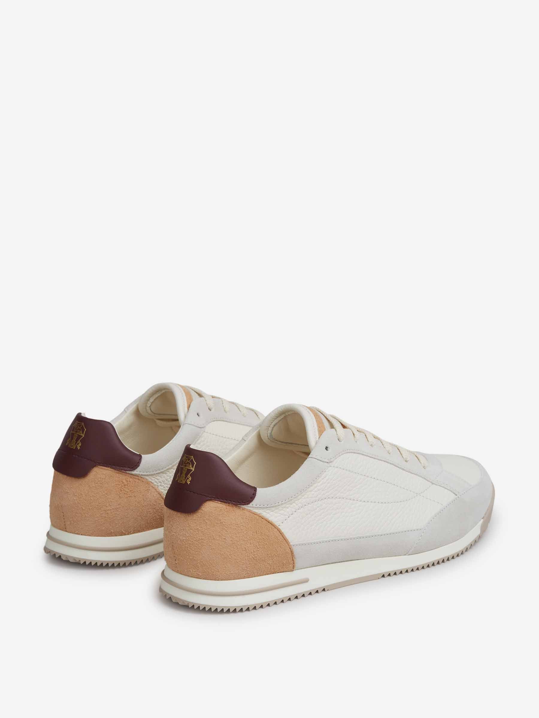 Brunello Cucinelli Hombre Barcelona Sneakers Piel color Crema sku 616-003464 01 - Foto 3