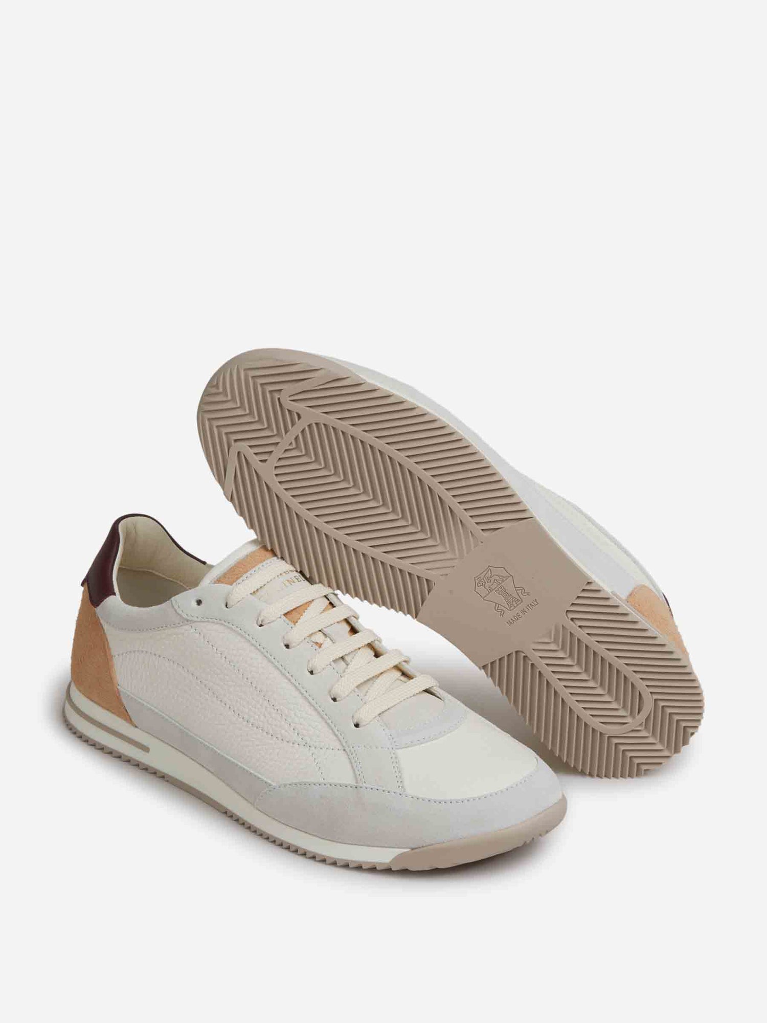 Brunello Cucinelli Hombre Barcelona Sneakers Piel color Crema sku 616-003464 01 - Foto 4
