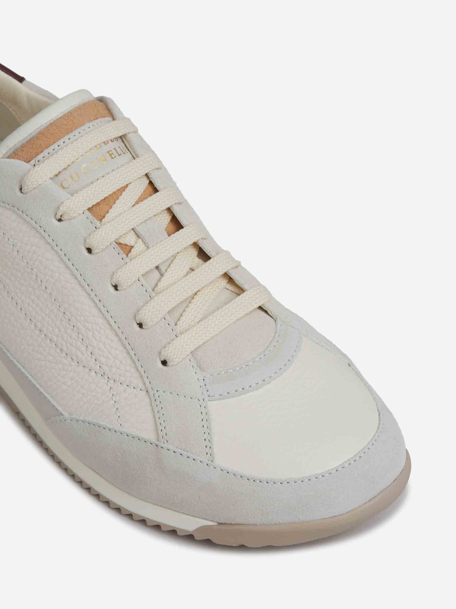 Brunello Cucinelli Hombre Barcelona Sneakers Piel color Crema sku 616-003464 01 - Foto 5