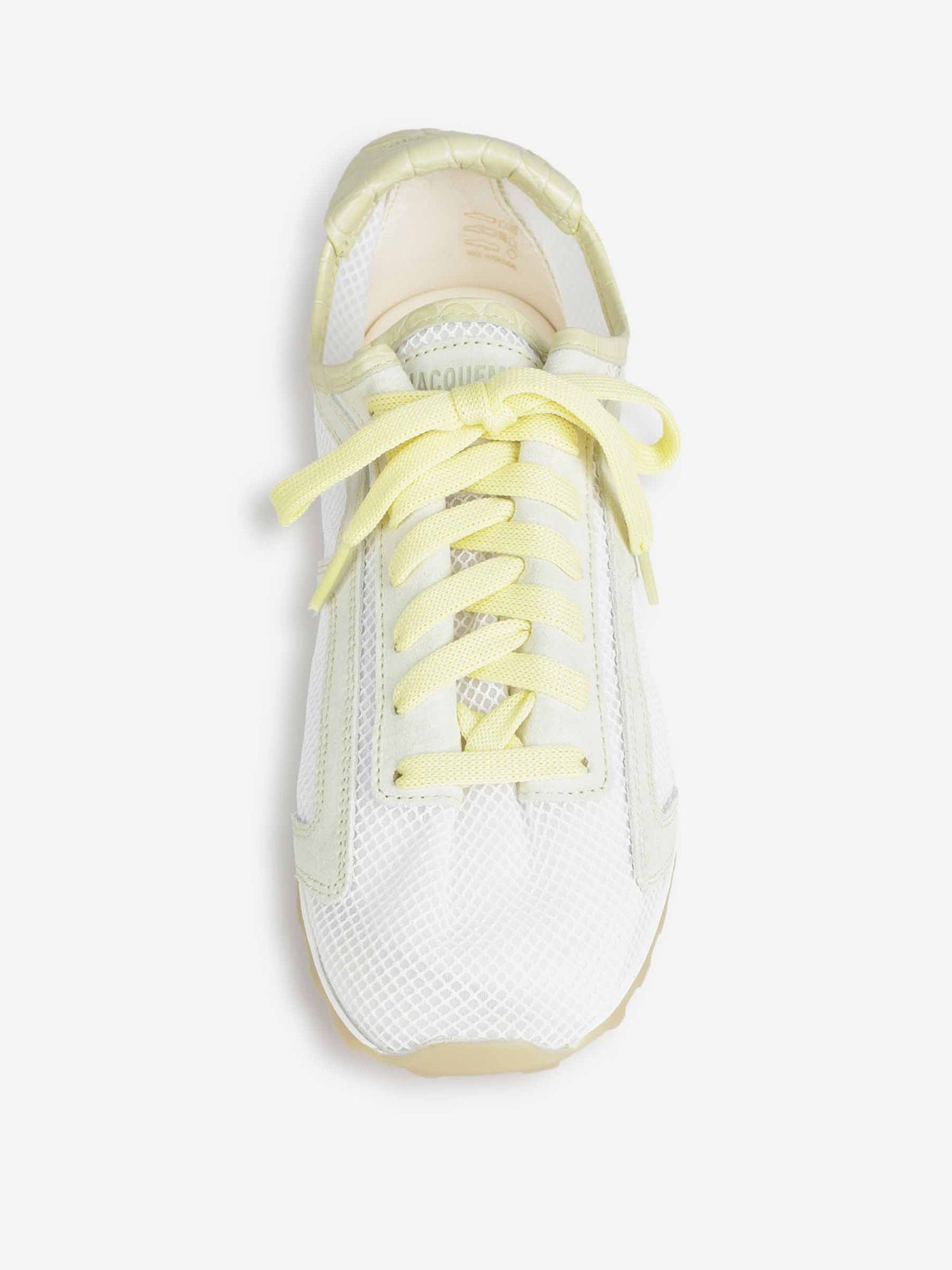 Jacquemus Hombre Barcelona Zapatillas Le Tennis color Amarillo Claro sku 616-003490 01 - Foto 4