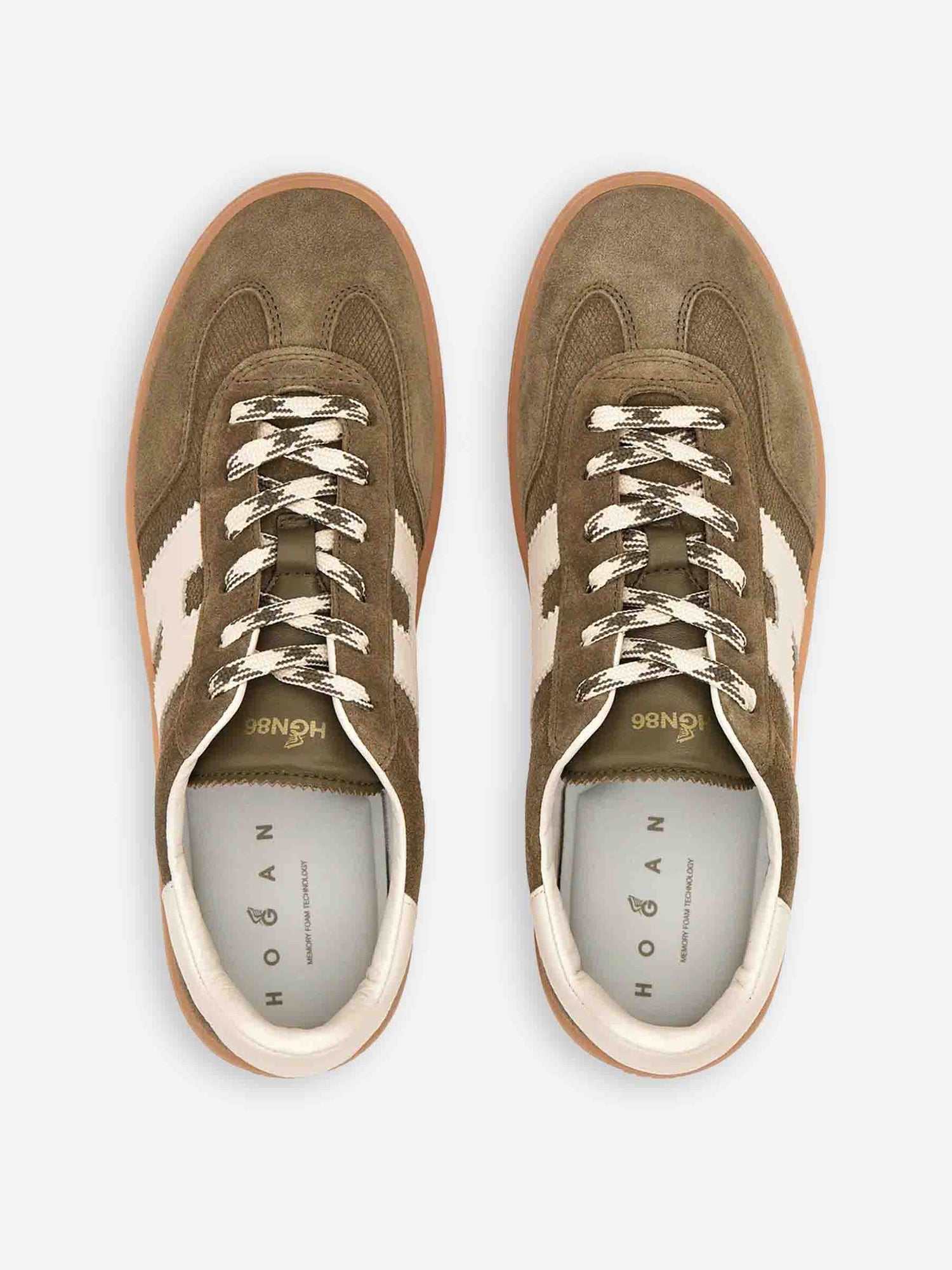 Hogan Hombre Barcelona Sneakers Cool color Verde Militar sku 616-003521 03 - Foto 4