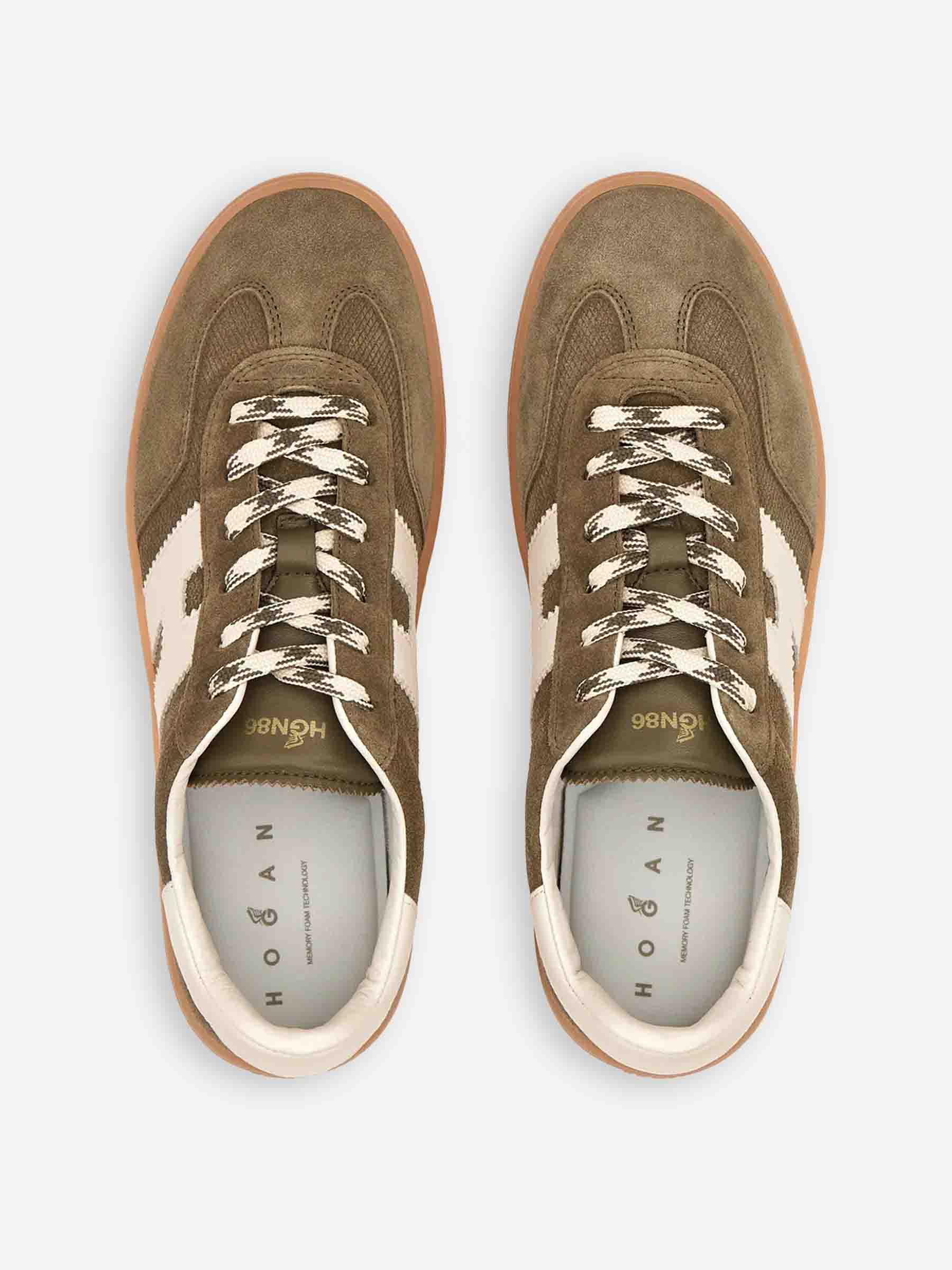 Hogan Hombre Barcelona Sneakers Cool color Verde Militar sku 616-003521 03 - Foto 4