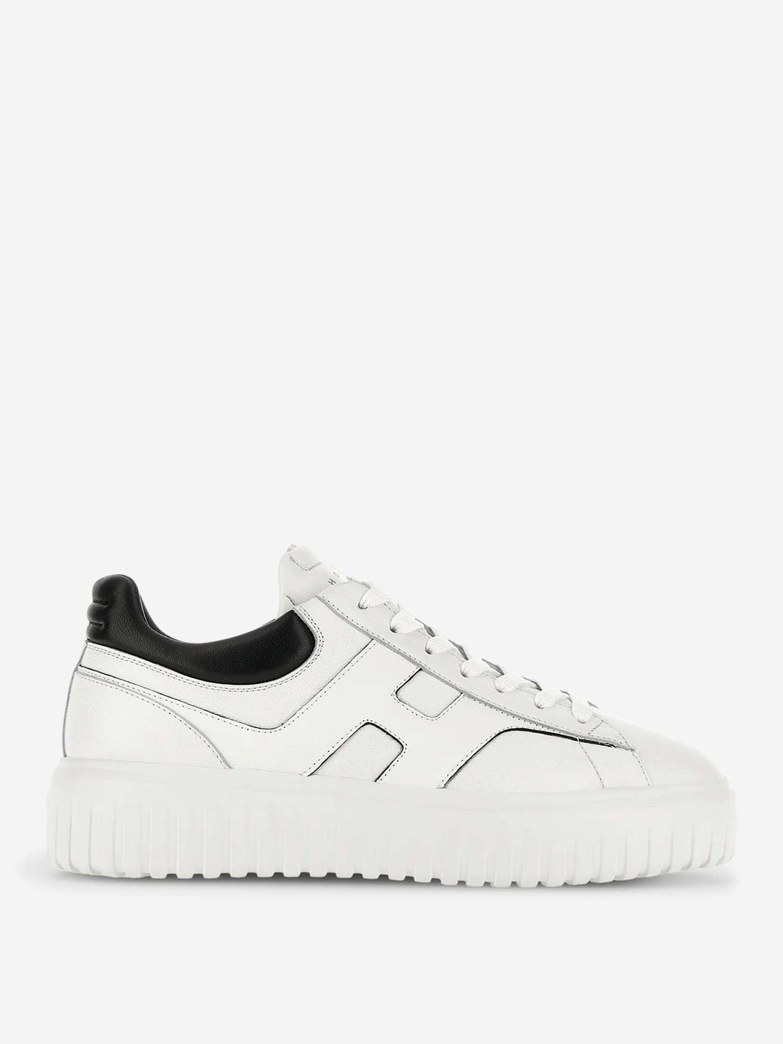 Outlet online Hogan Hombre Zapatillas H-Stripes color Blanco Y Negro sku 616-003522 01 - Foto 1