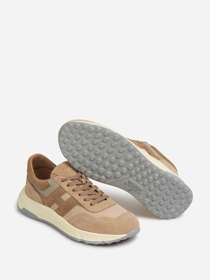 Hogan Hombre Barcelona Zapatillas Hyperlight color Marrón sku 616-003616 02 - Foto 4