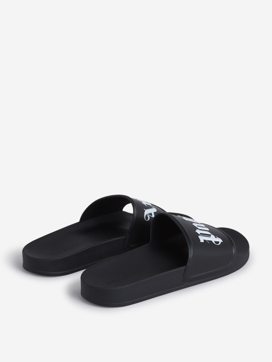 Outlet online Palm Angels Hombre Sandalias Pool Logo color Negro sku 617-000041 02 - Foto 8