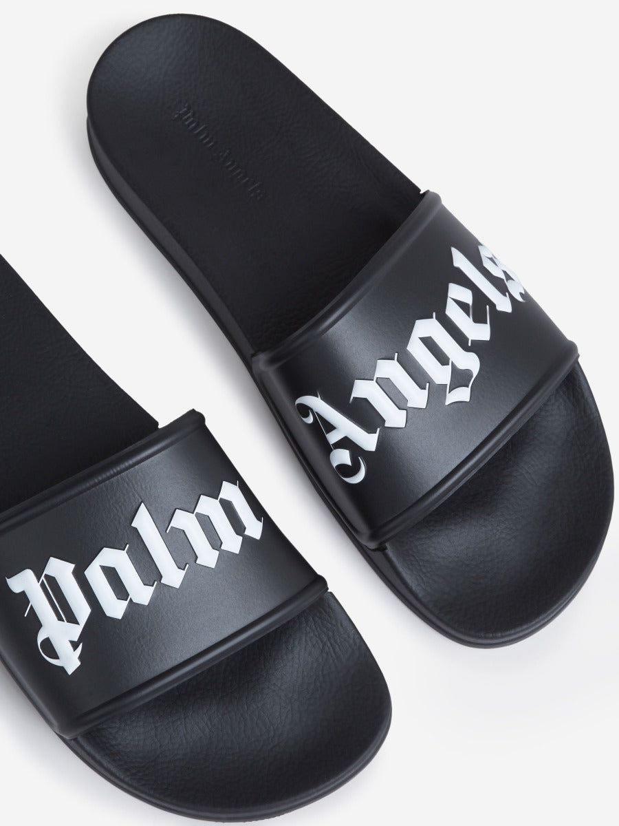 Outlet online Palm Angels Hombre Sandalias Pool Logo color Negro sku 617-000041 02 - Foto 7