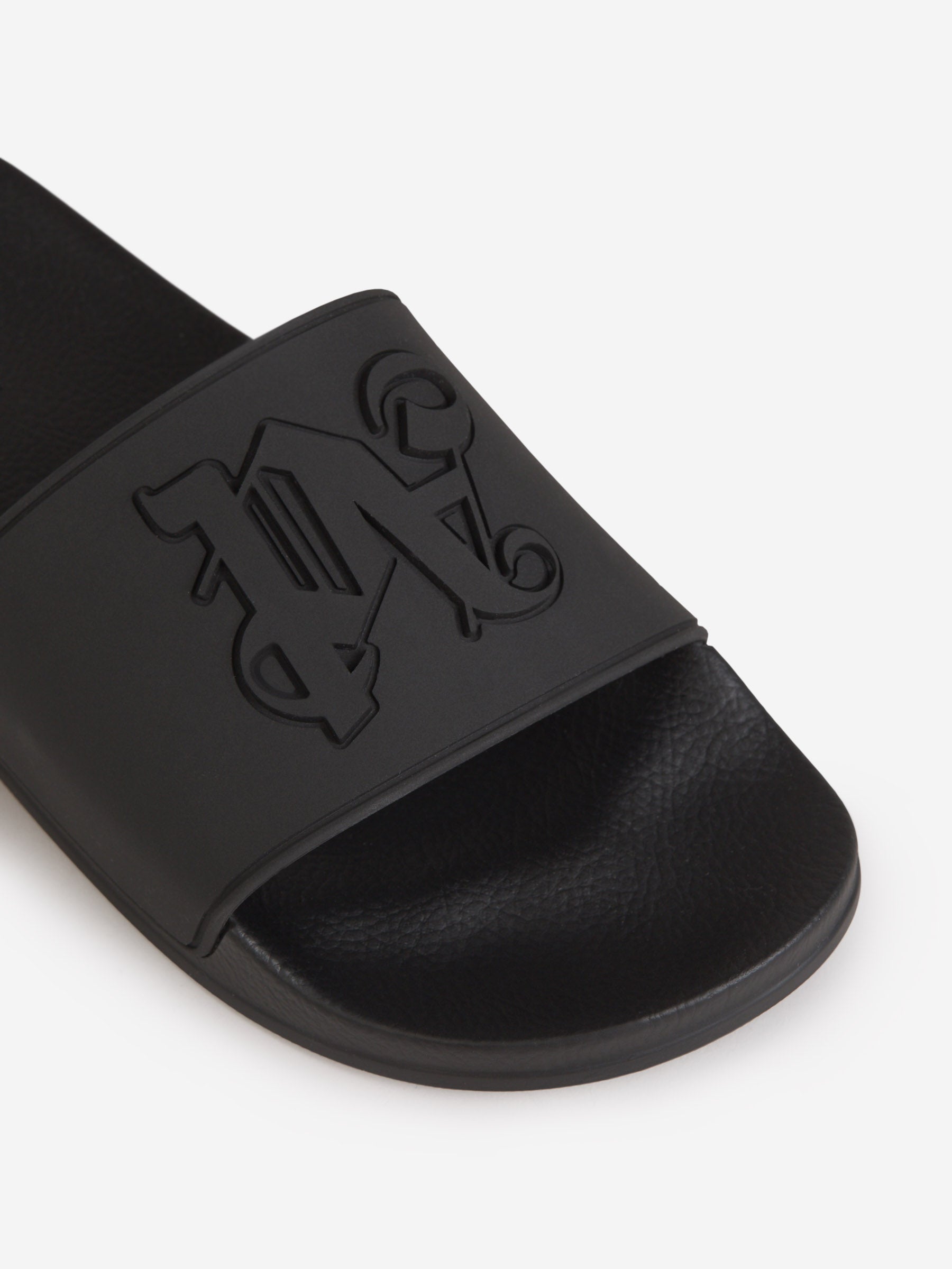 Outlet online Palm Angels Hombre Sandalias Pool Logo color Negro sku 617-000077 01 - Foto 2