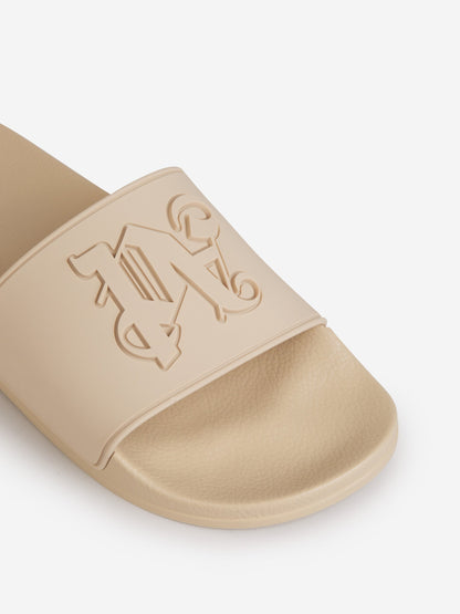 Outlet online Palm Angels Hombre Sandalias Pool Logo color Negro sku 617-000077 01 - Foto 8